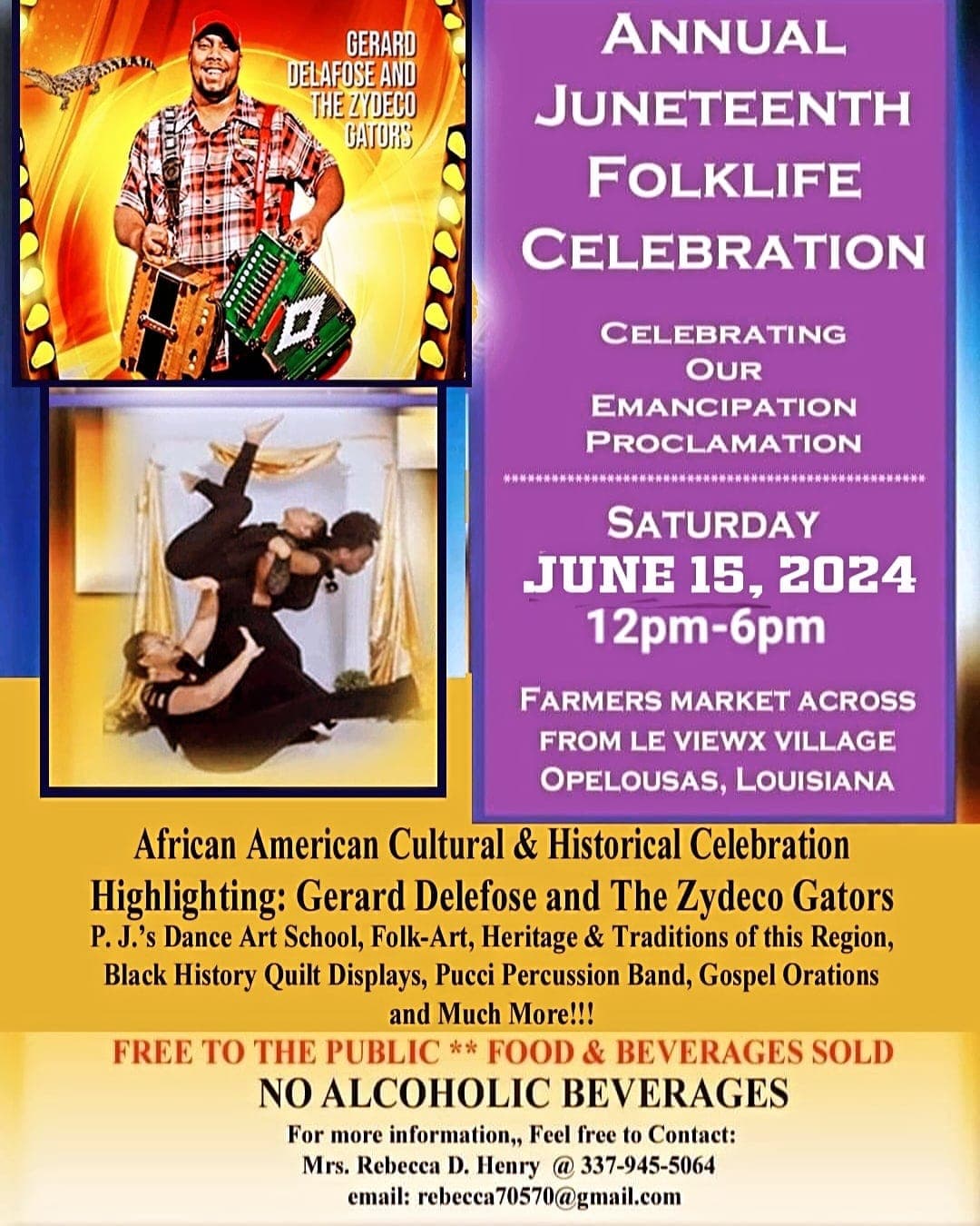 2024 Opelouas Juneteenth Folklife Celebration — poster 1