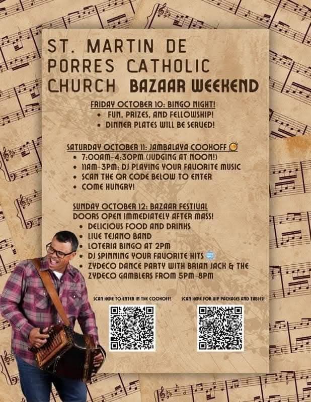 2025 St Martin De Porres Church Bazaar — poster 1