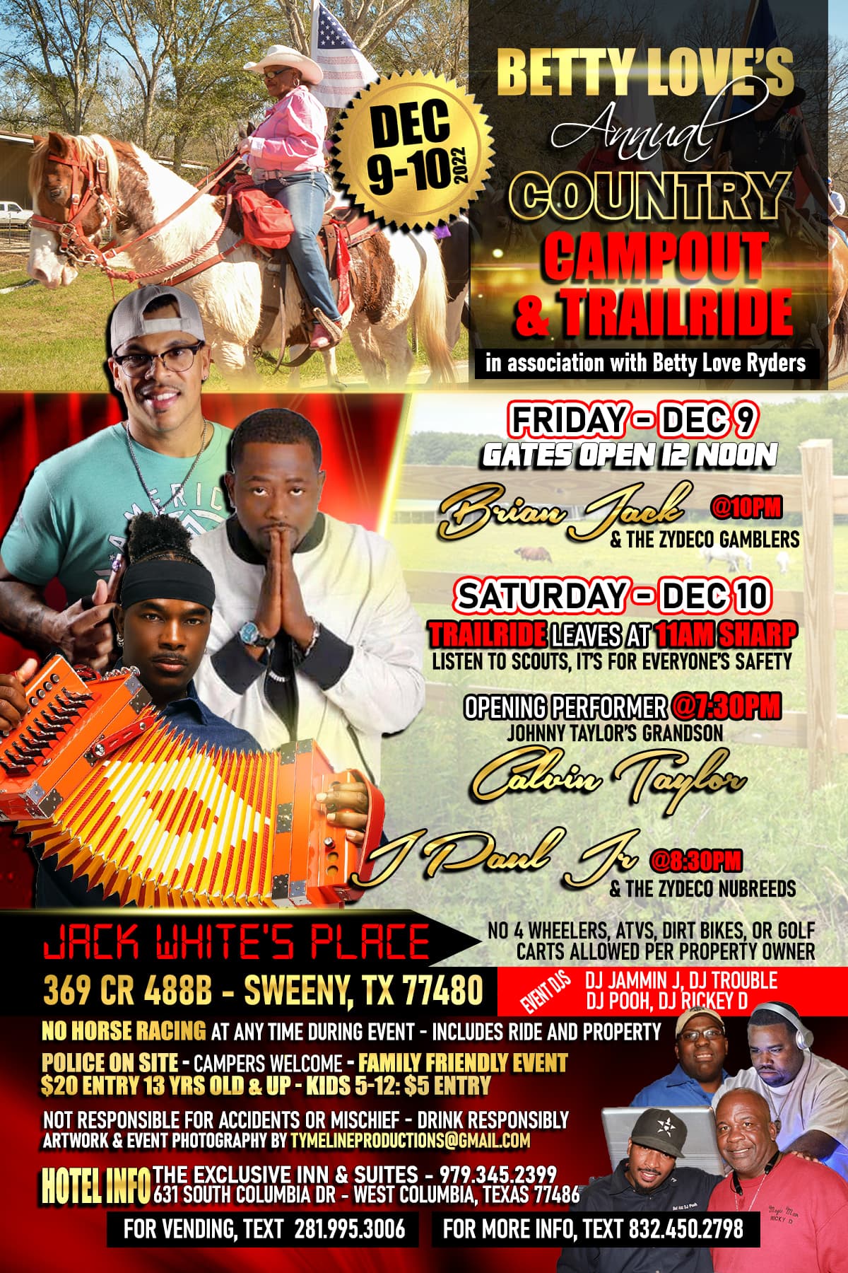 Betty Love's Annual Country Campout & Trailride — poster 1