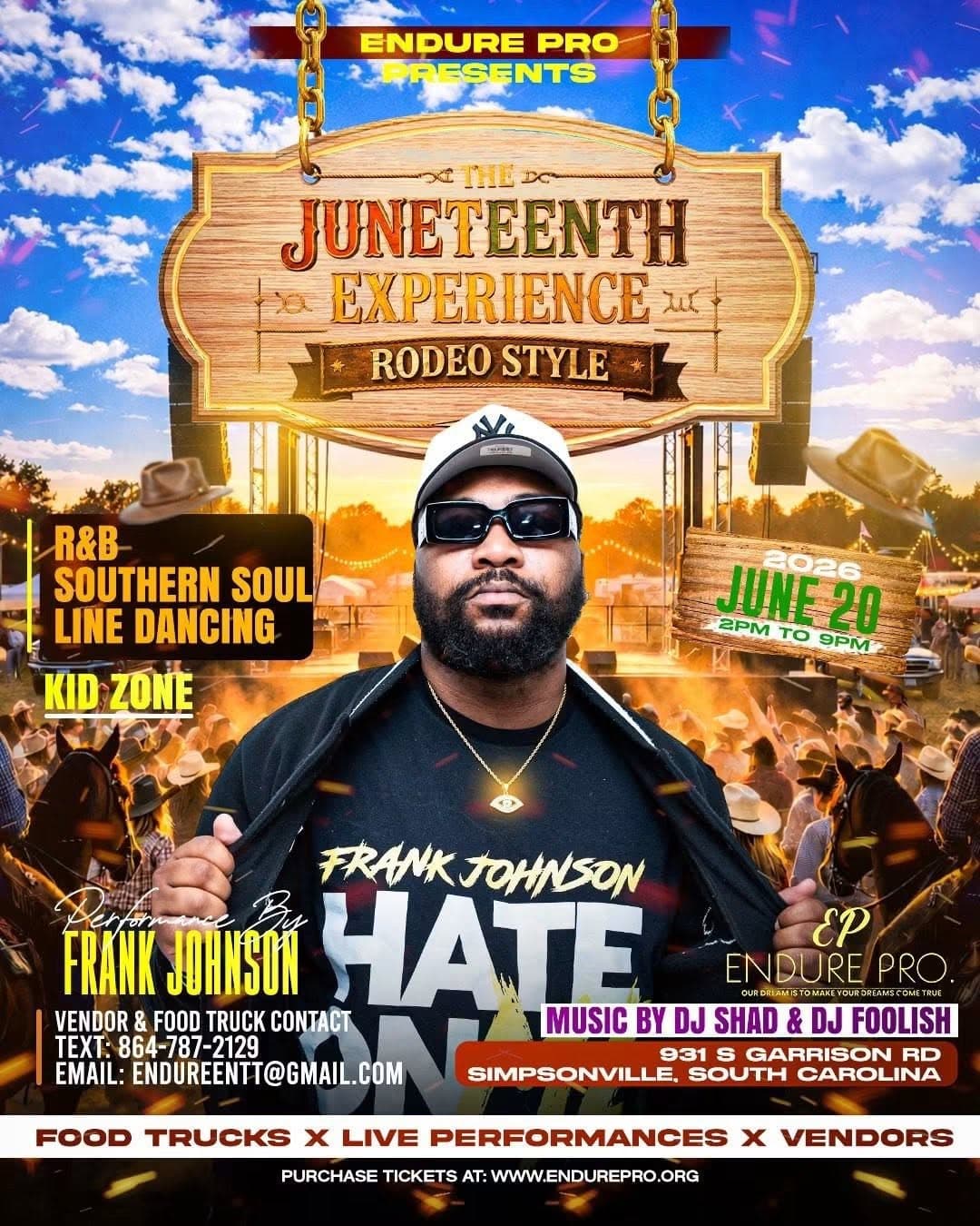 2026 Endure Pro Juneteenth Rodeo — poster 1