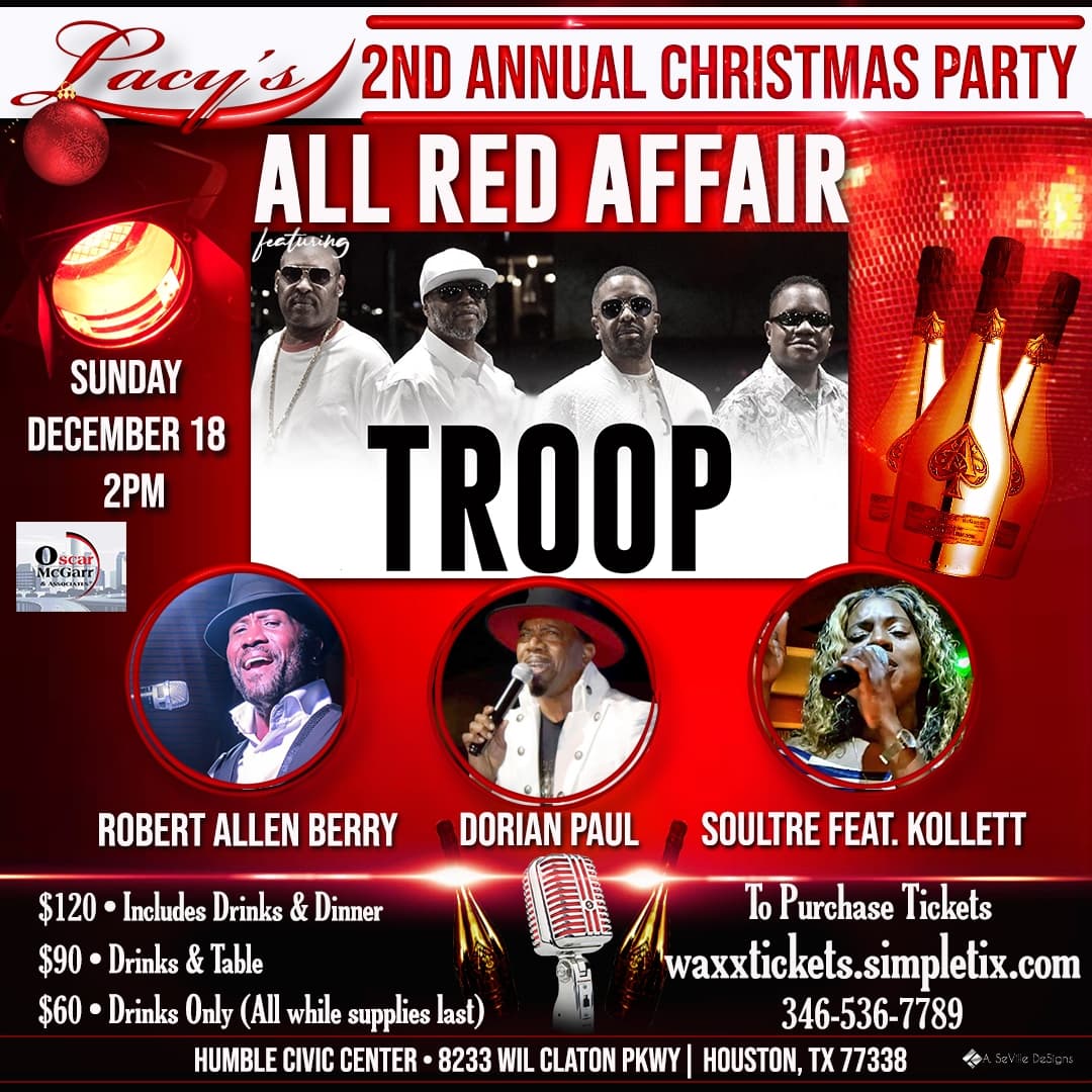 Lacy's 2nd Annual Christmas Party - All Red Affair — poster 1