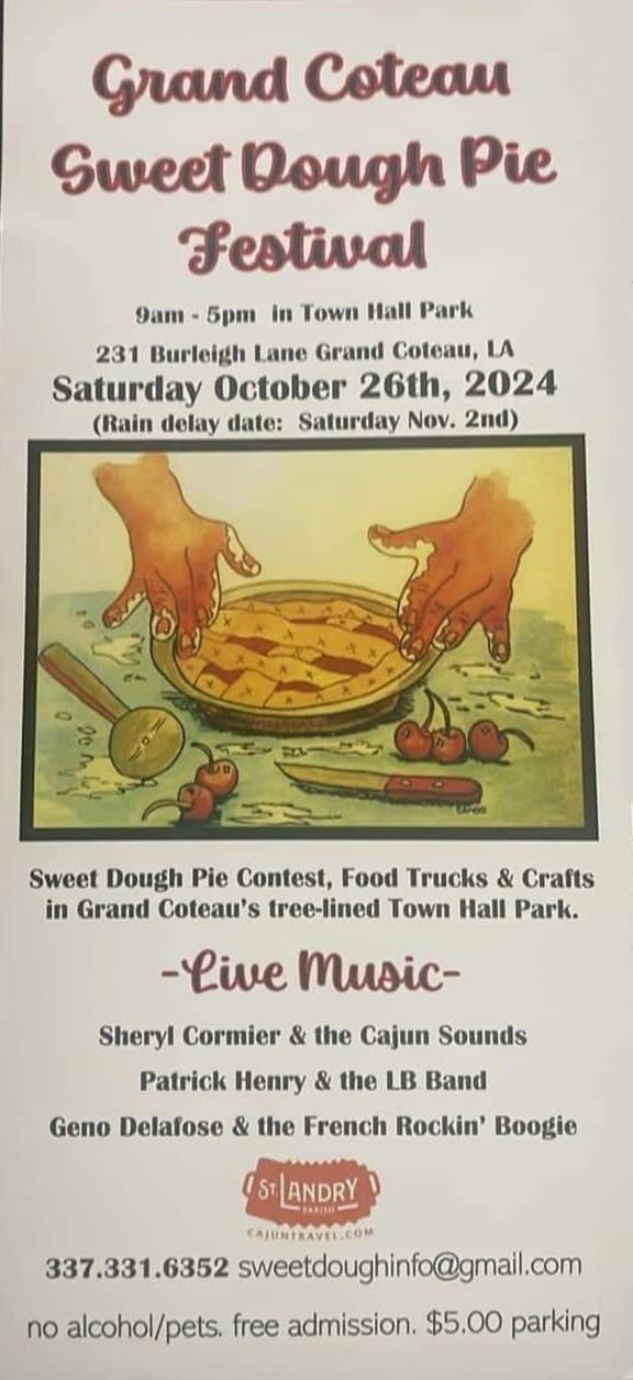 2024 Sweet Dough Pie Festival — poster 1