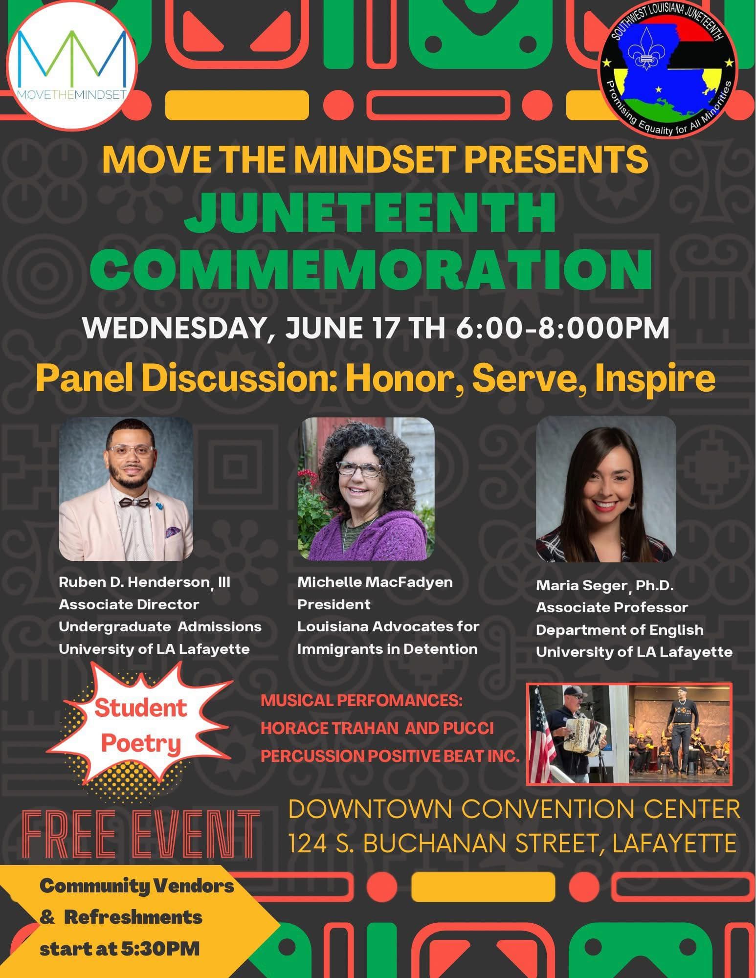 2026 Move the Mindset Juneteenth Commemoration — poster 1