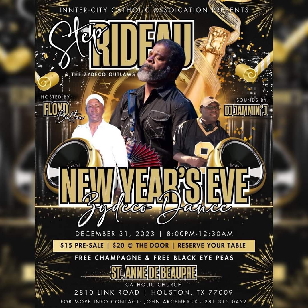 2023 St Anne de Beaupre's New Year's Eve Zydeco Dance — poster 1
