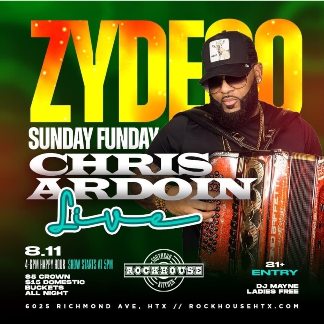 Rockhouse Presents: Zydeco Sunday Funday — poster 1