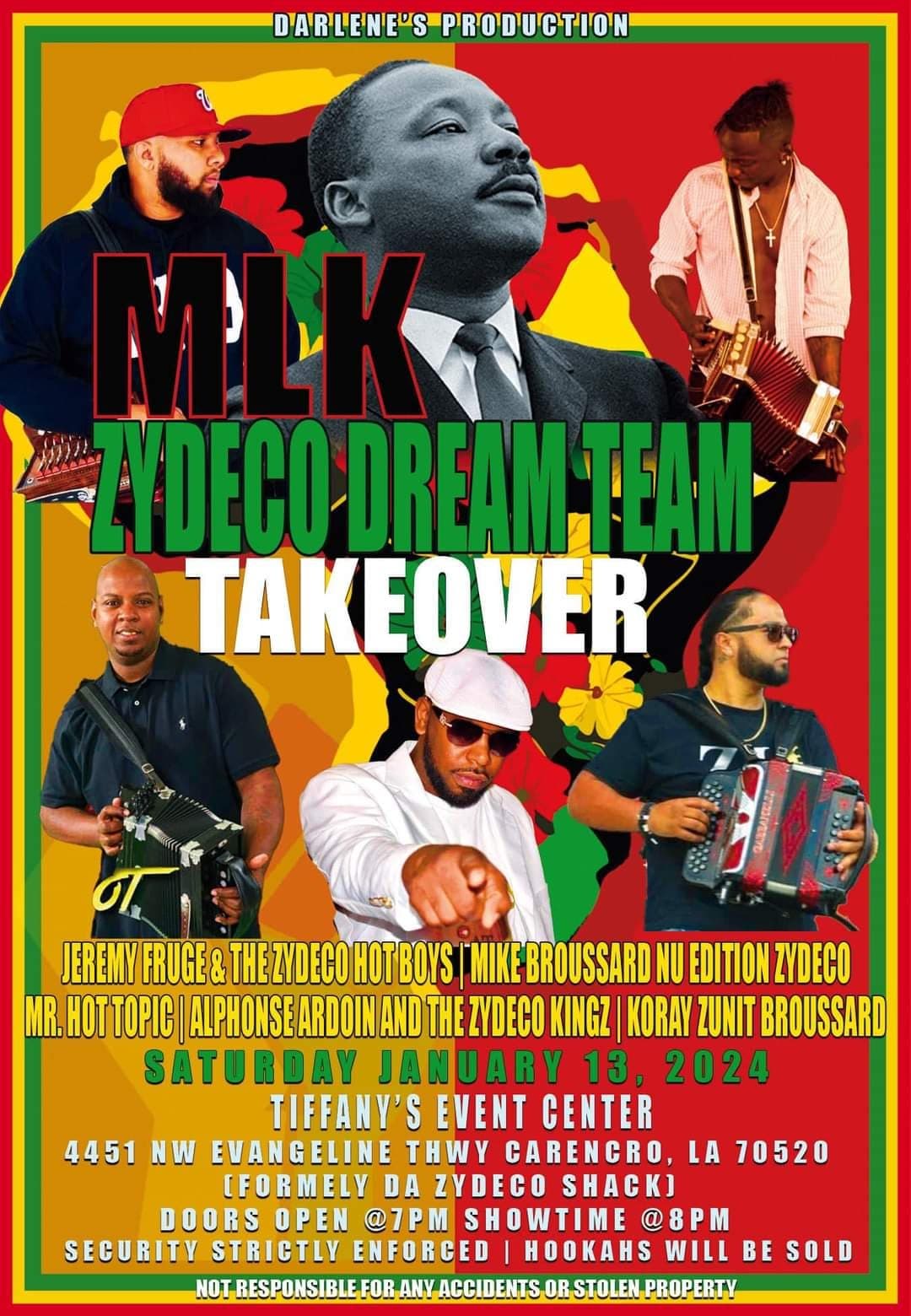 2024 MKL Celebration: Zydeco Dream Team Takeover — poster 1
