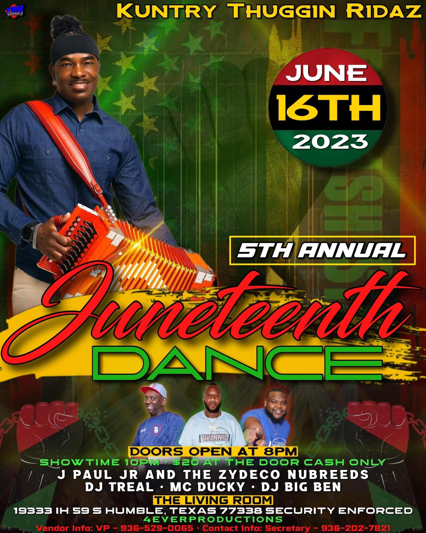 5th Annual Kuntry Thuggin Ridaz Juneteenth Dance — poster 1