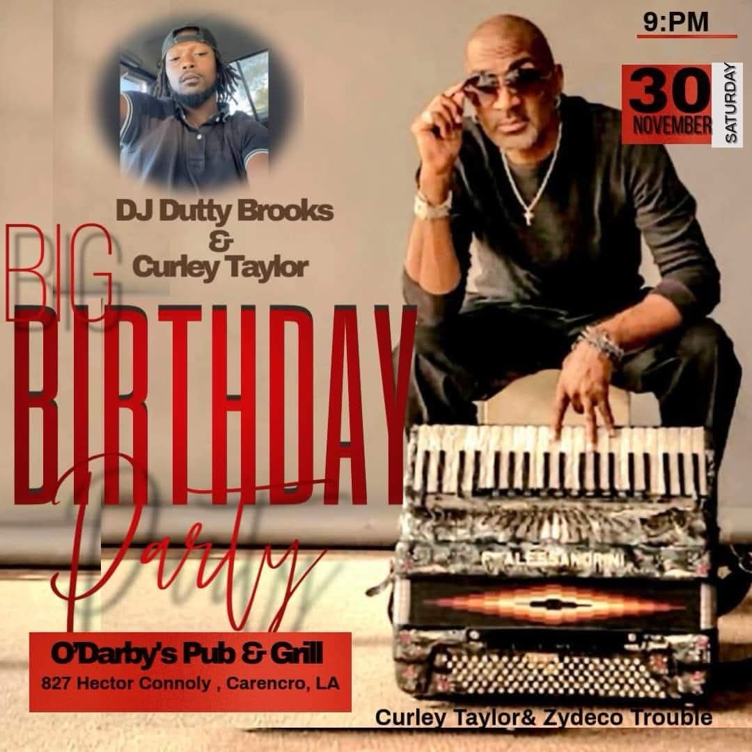 DJ Dutty Brooks & Curley Taylor Big Birthday Bash — poster 1