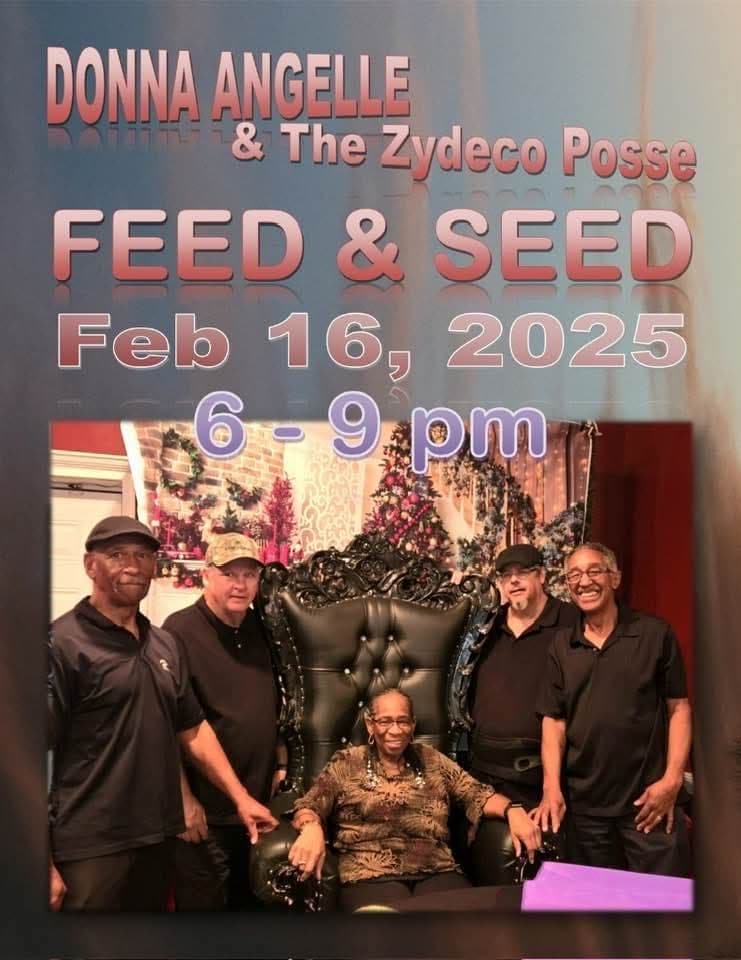 Donna Angelle & the Zydeco Posse - LIVE @ Feed N Seed — poster 1