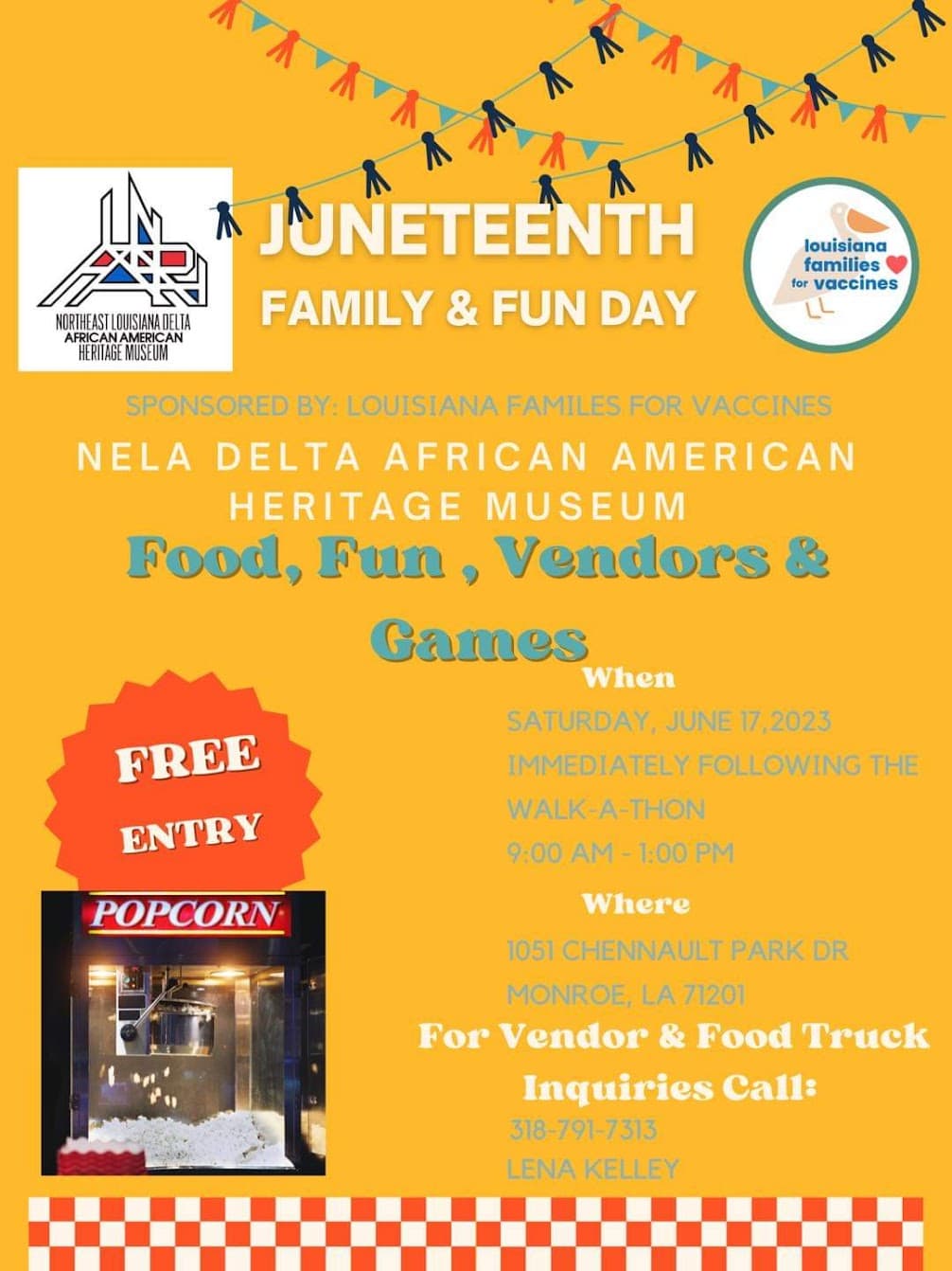 2023 NELA Juneteenth Family & Fun Day — poster 1