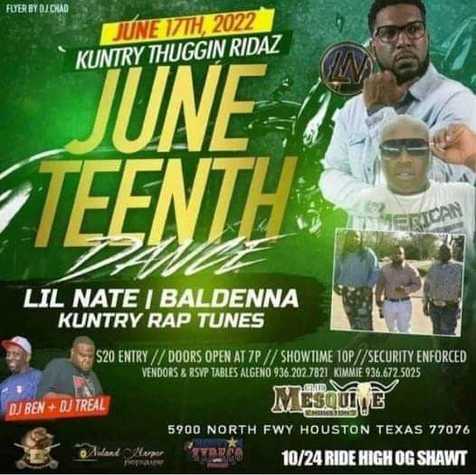 Kunty Thuggin Ridaz 2022 Juneteenth Dance — poster 1