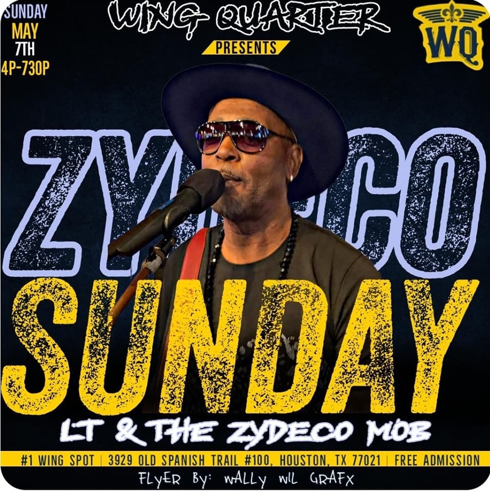 Zydeco Sunday @ Wing Quarter — poster 1