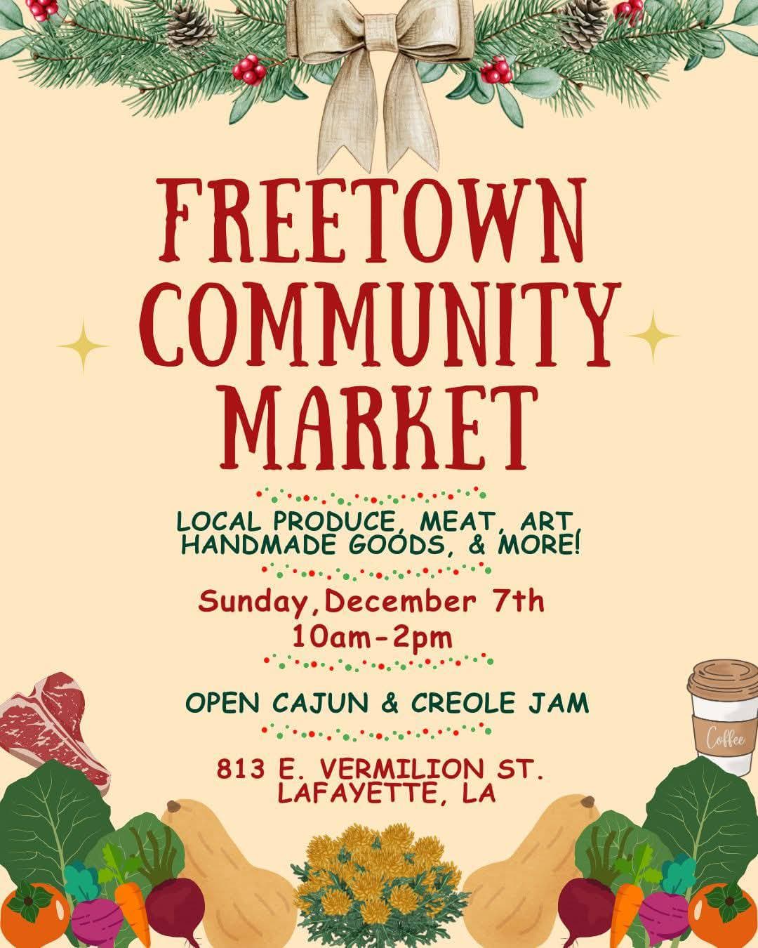 Freetown Community Market — poster 1
