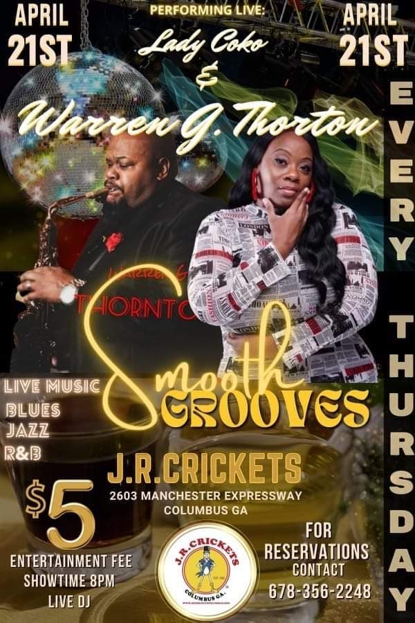 Smooth Groove Thursday @ J.R. Crickets — poster 1