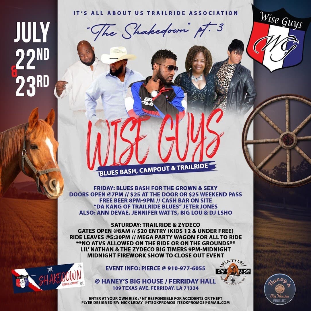2022 Wise Guys Blues Bash, Campout, & Trailride — poster 1
