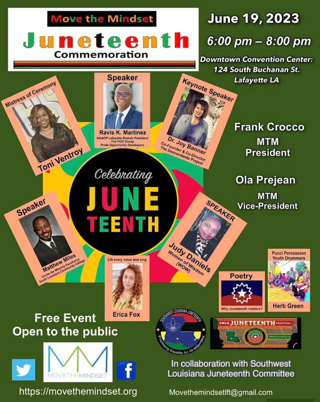 Move The Mindset Juneteenth Commemoration — poster 1