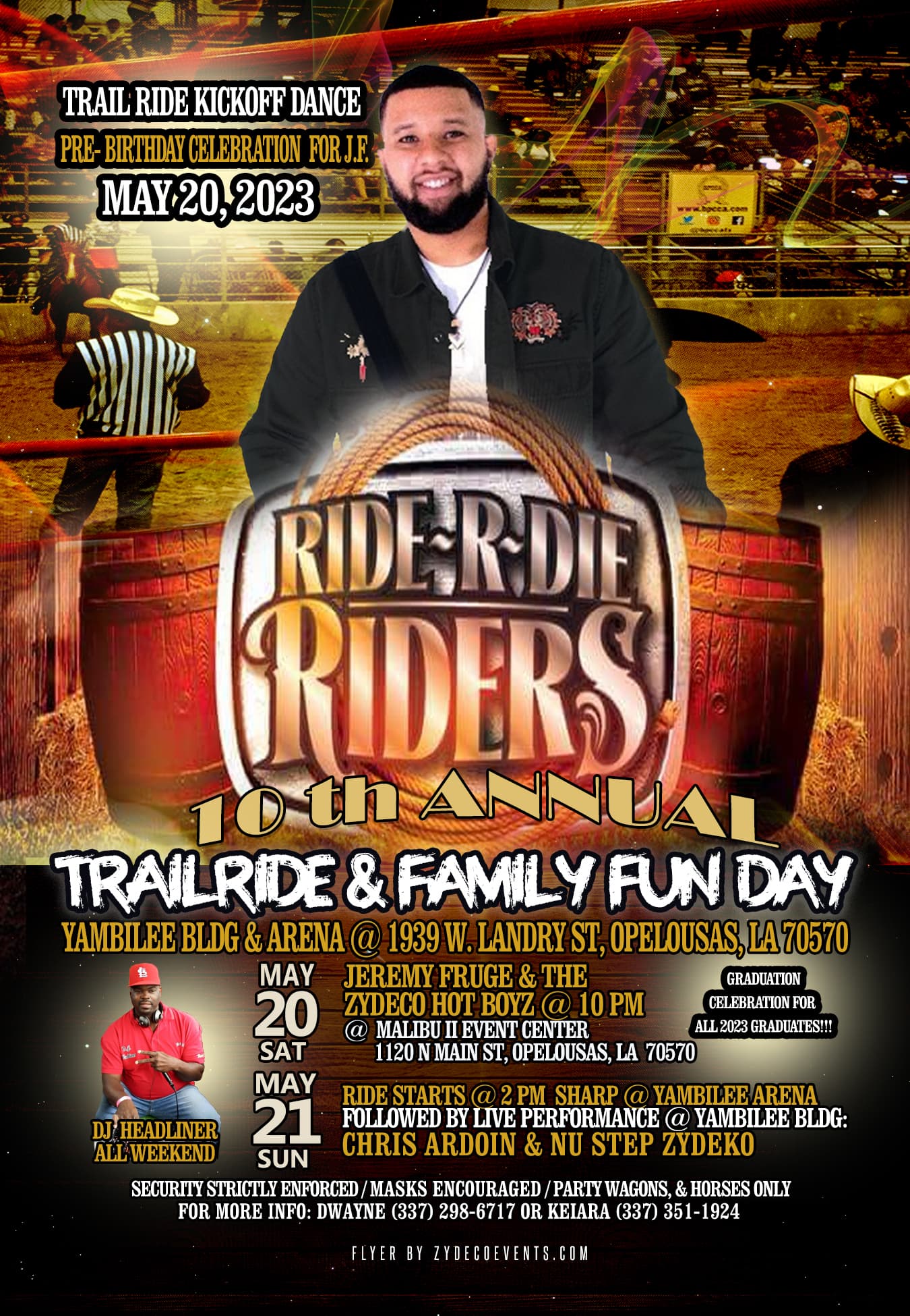 2023 Ride R Die Trailride & Family Fun Day - KICKOFF DANCE — poster 1