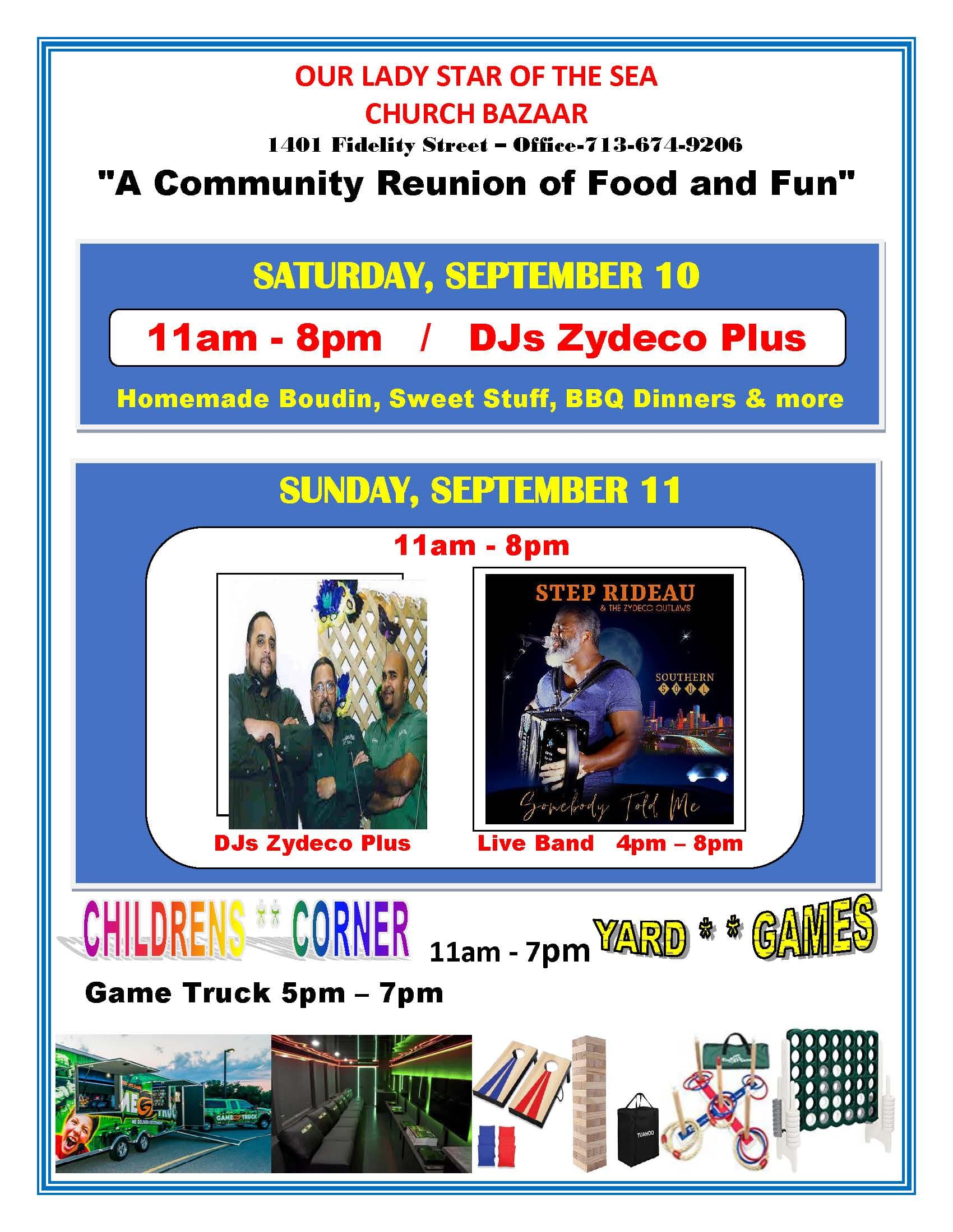 2022 Our Lady Star of the Sea Church Bazaar — poster 1