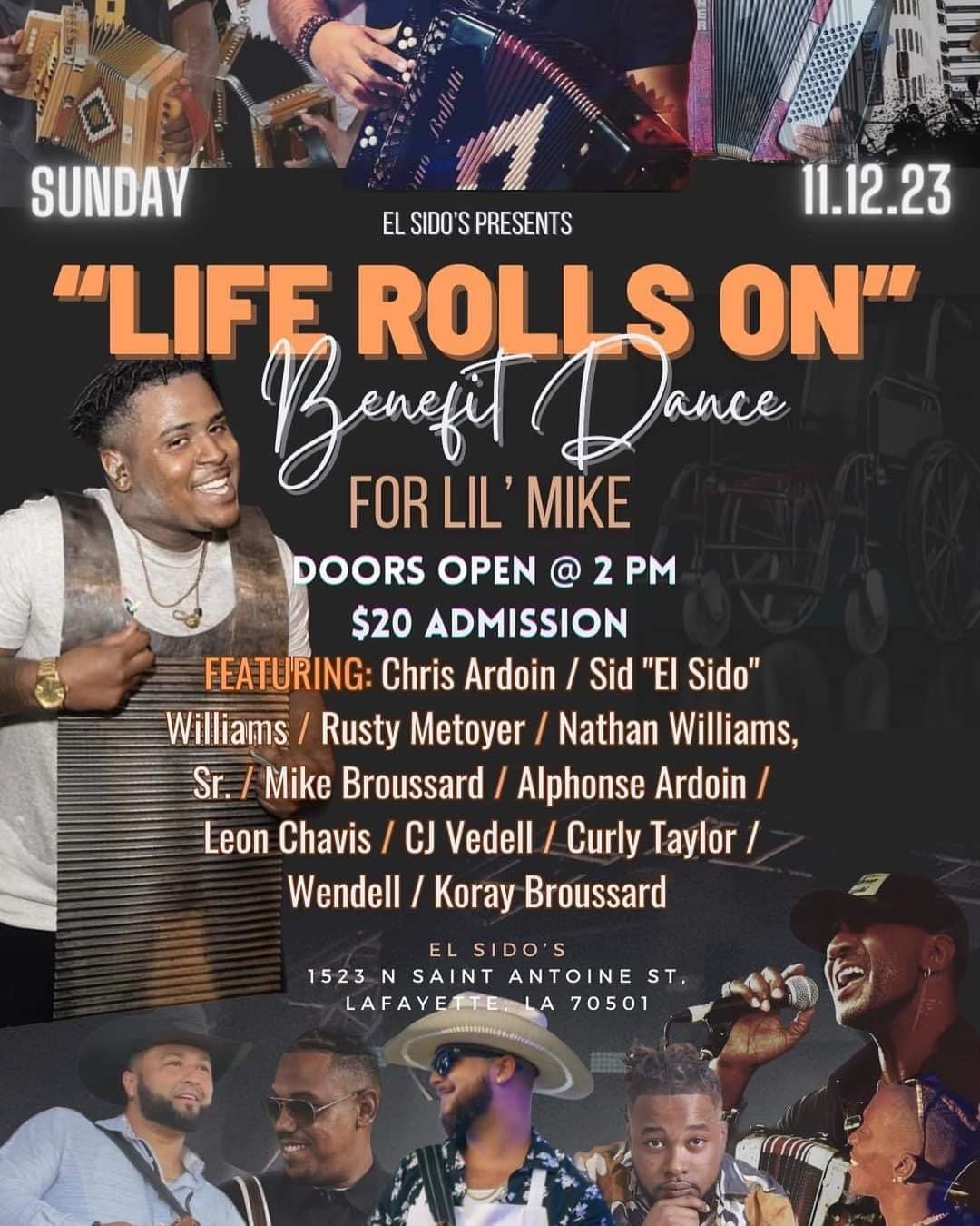 Life Rolls On Benefit Dance For Lil' Mike — poster 1