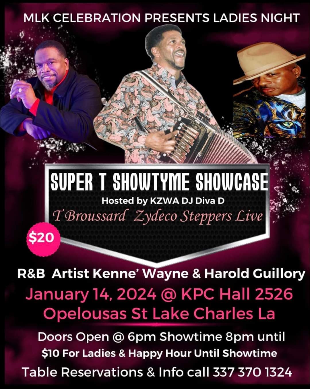 Super T Broussard's MLK Super T's Showtime Showcase — poster 1
