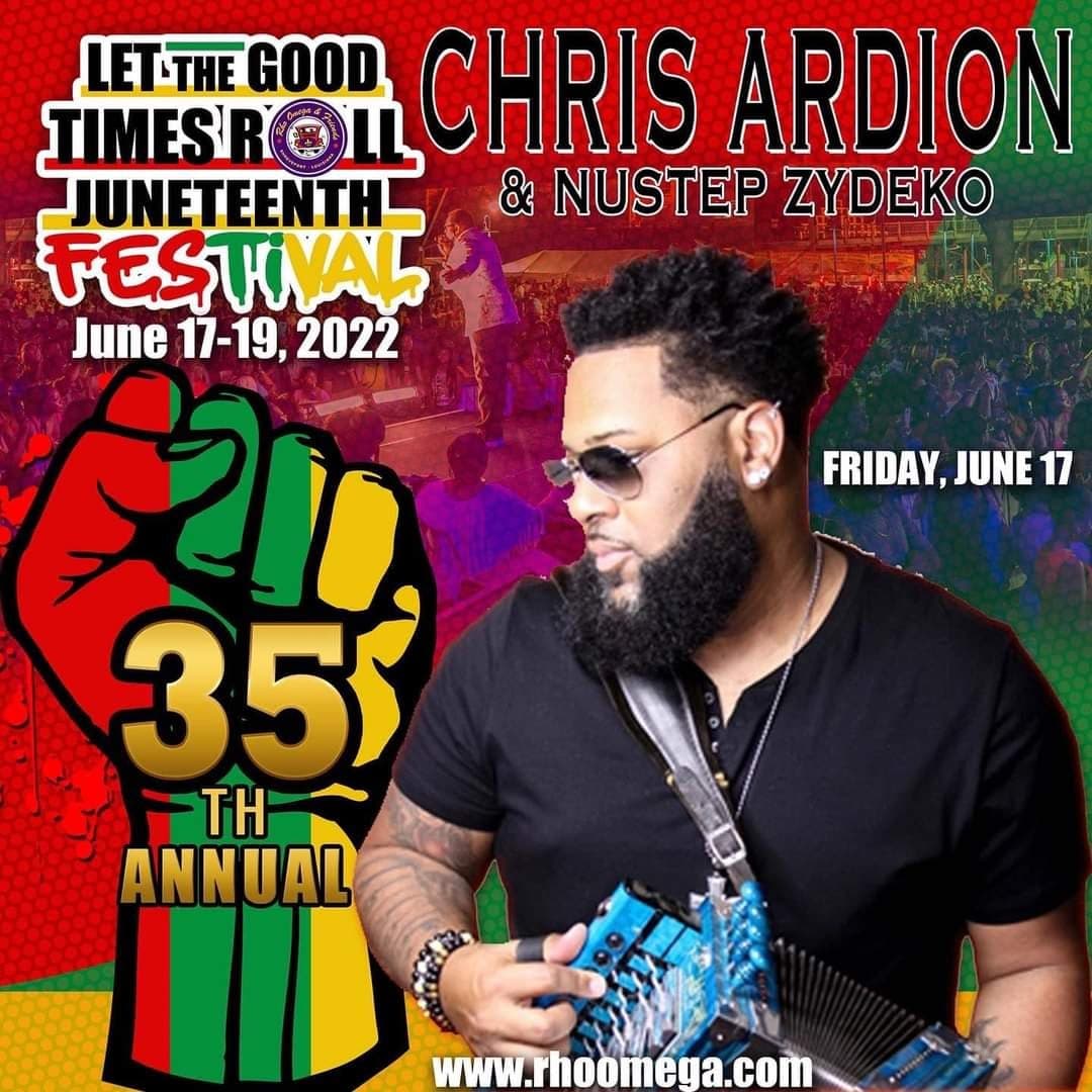 35th Annual Let The Good Times Roll Juneteenth Festival — poster 1