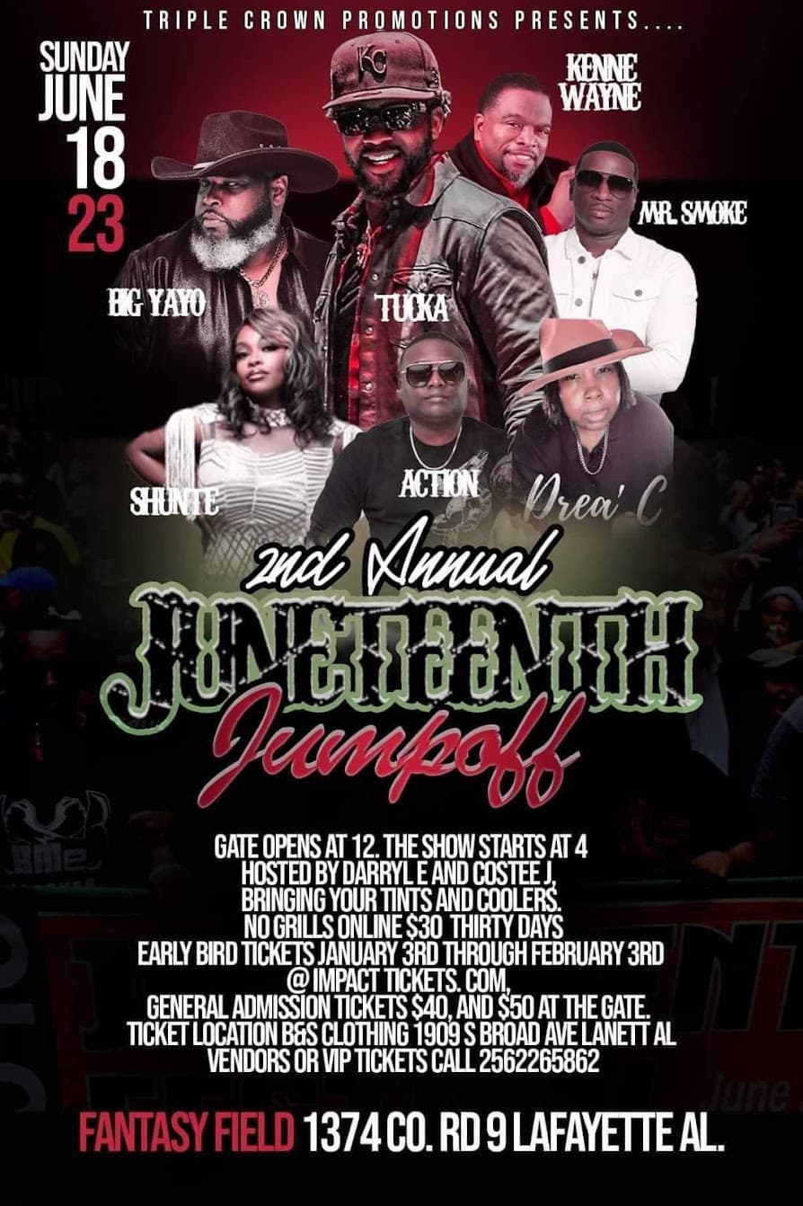 2nd Annual Juneteenth Jumpoff — poster 1