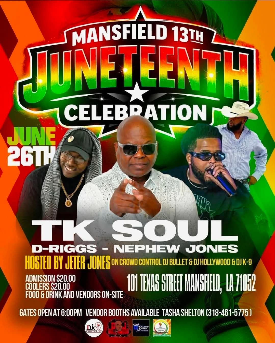 13th Annual Mansfield Juneteenth Celebration — poster 1
