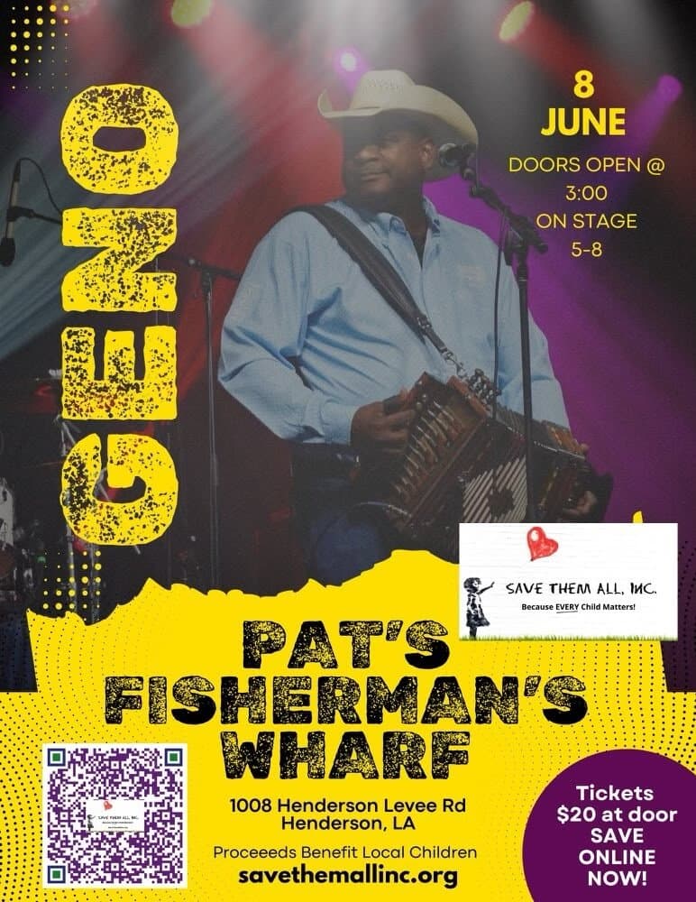 Save Them All Fundraiser Featuring Geno Delafose — poster 1