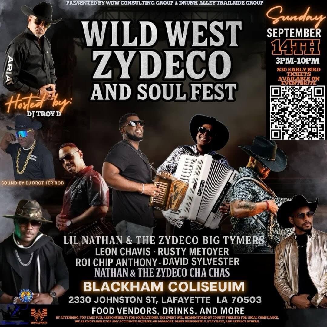 Wild West Zydeco and Soul Fest — poster 1