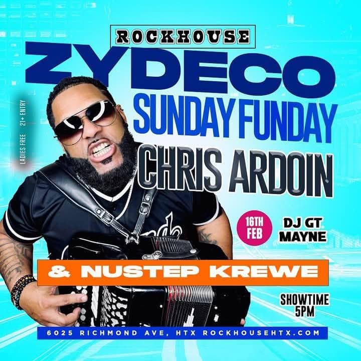 Rockhouse Presents:  Zydeco Sunday Funday — poster 1
