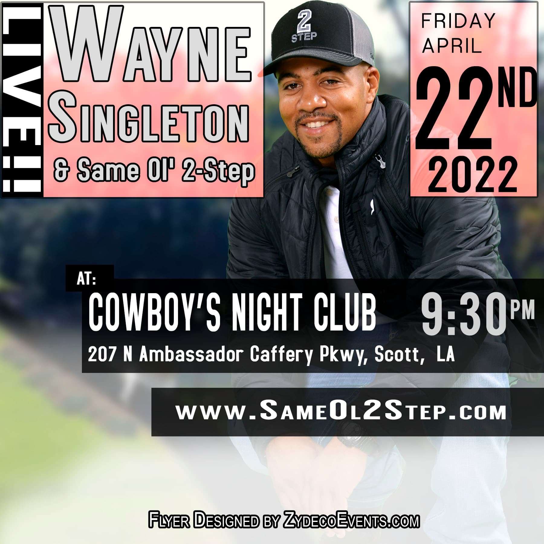 Wayne Singleton - LIVE @ Cowboy's Night Club — poster 1