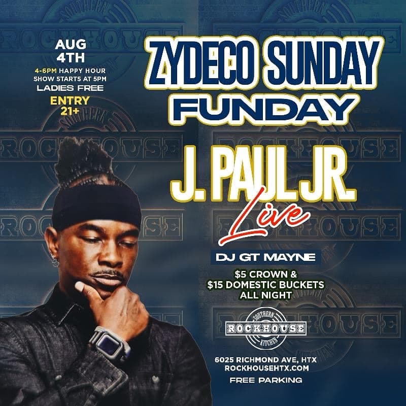 Rockhouse Preserts: Zydeco Sunday Funday — poster 1