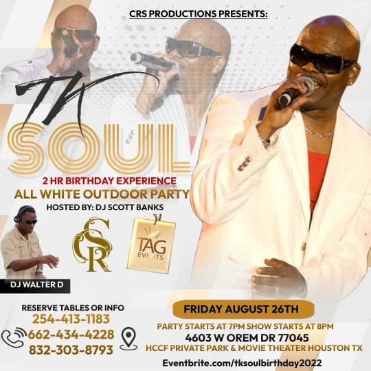 TK Soul's Birthday Experience & All White Outdoor Party — poster 1