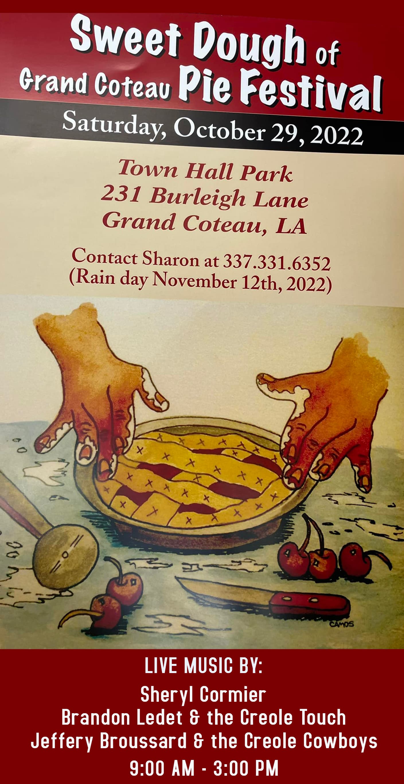 2022 Sweet Dough of Grand Coteau Pie Festival — poster 1