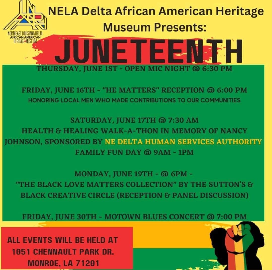 NELA Delta African Heritage Museum Presents Juneteenth 2023 — poster 1