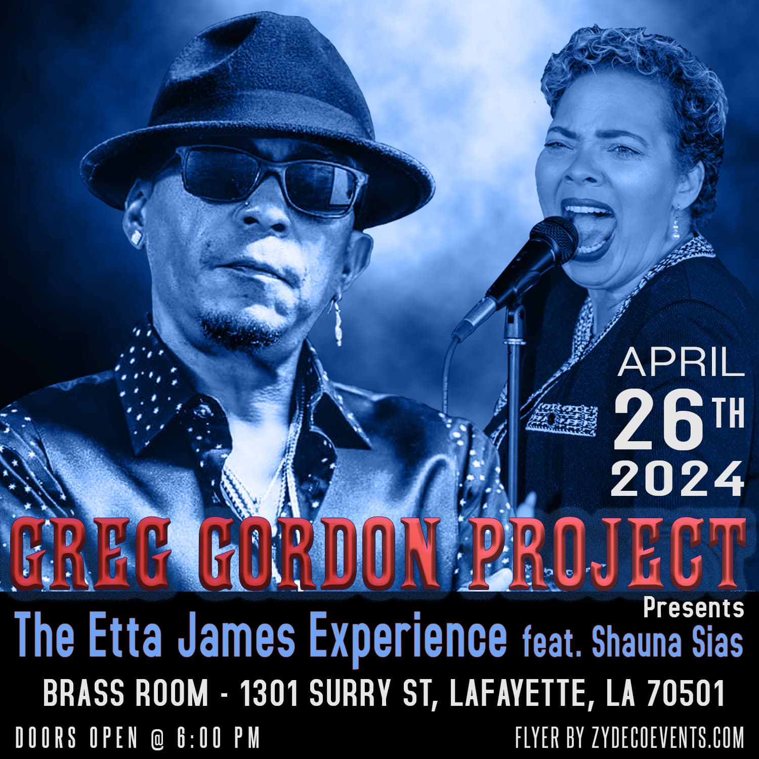 Greg Gordon Project Presents: The Etta James Experience feat Shauna Sias — poster 1