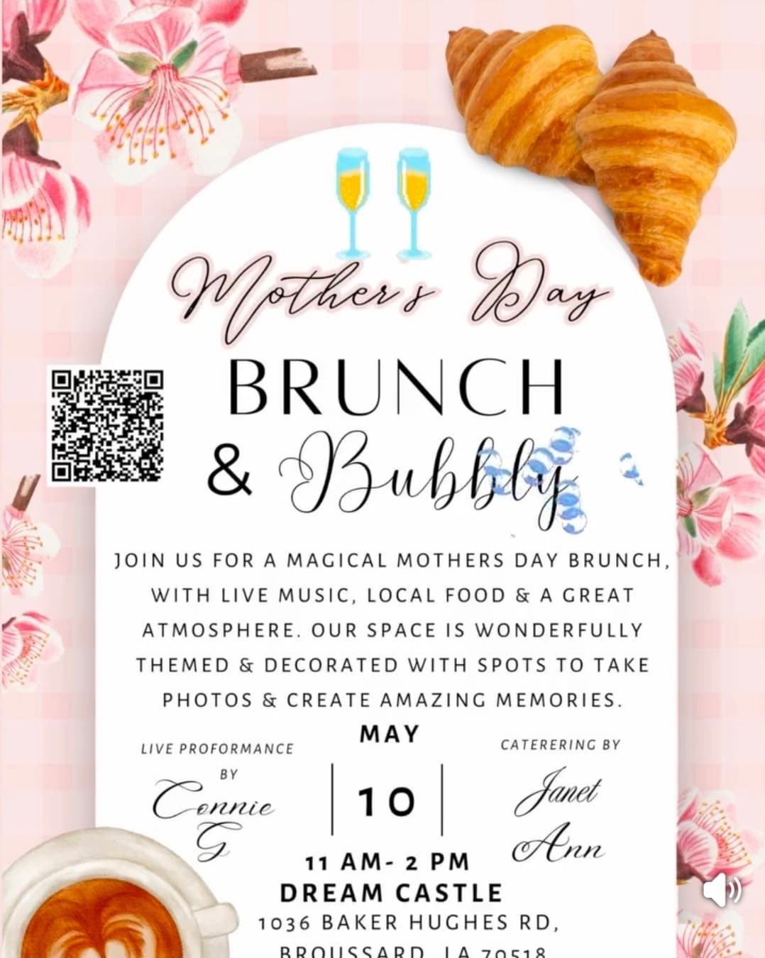Mother's Day Brunch & Bubbly with Connie G — poster 1