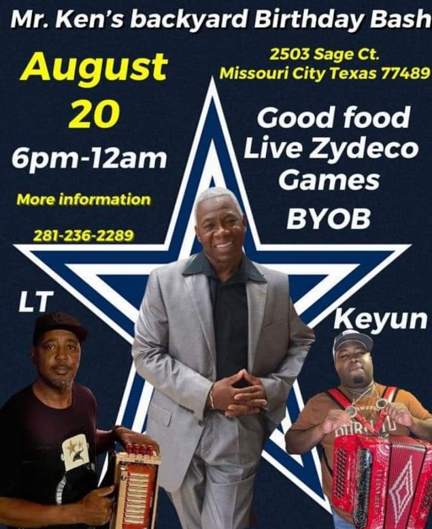 Mr Ken's Backyard Birthday Bash — poster 1