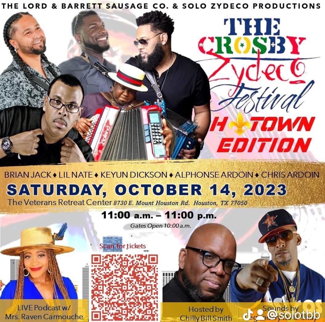 2023 Crosby Zydeco Festival — poster 1