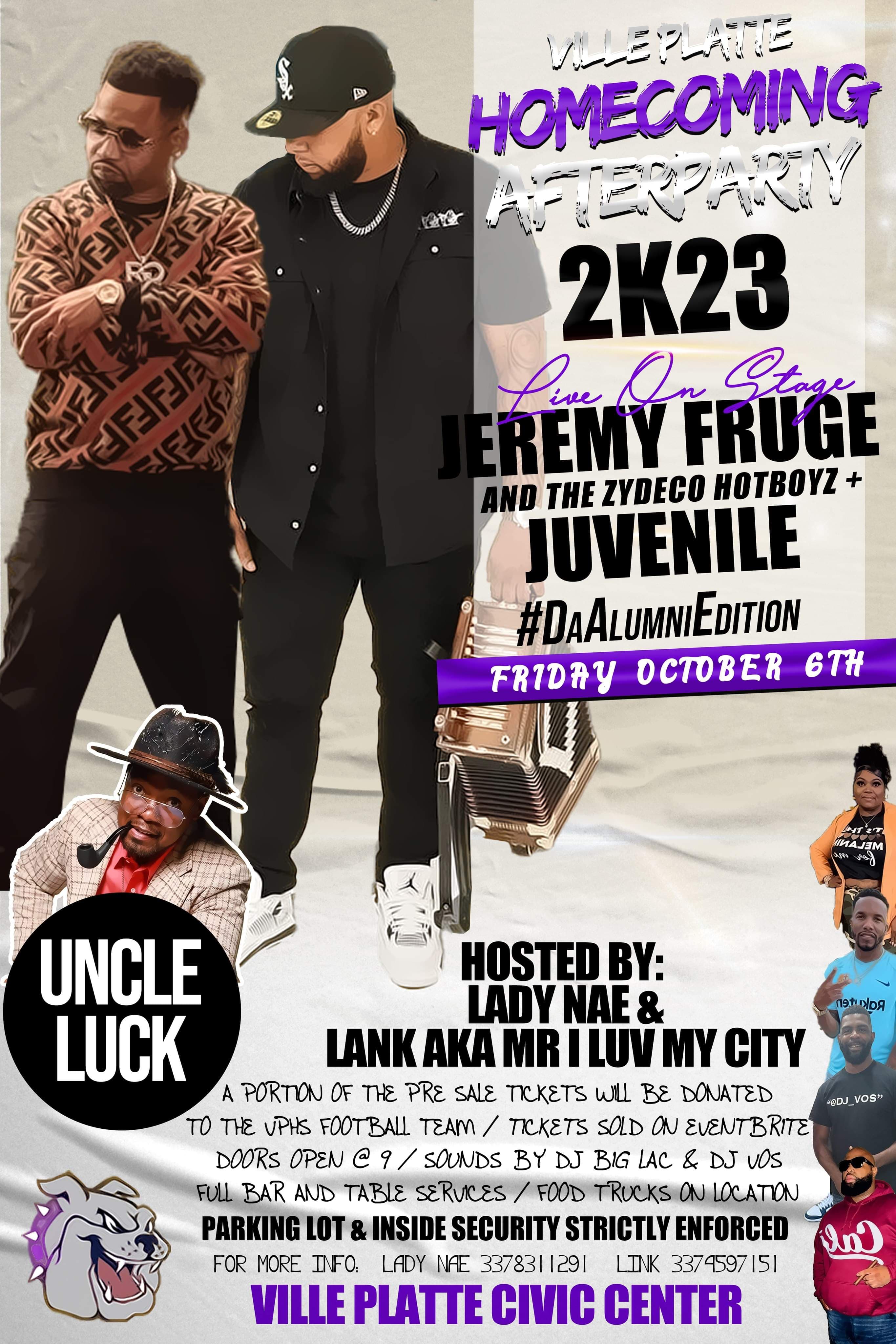 2K23 Ville Platte Homecoming After Party — poster 1