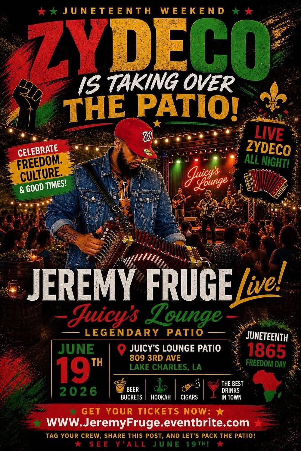 2026 Juneteenth Zydeco featuring Jeremy Fruge