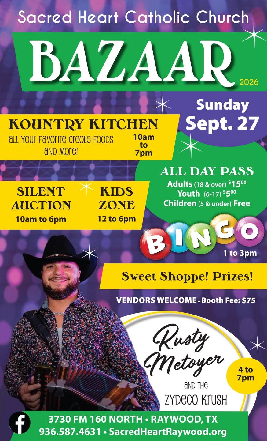 2026 Sacred Heart Catholic Church Bazaar