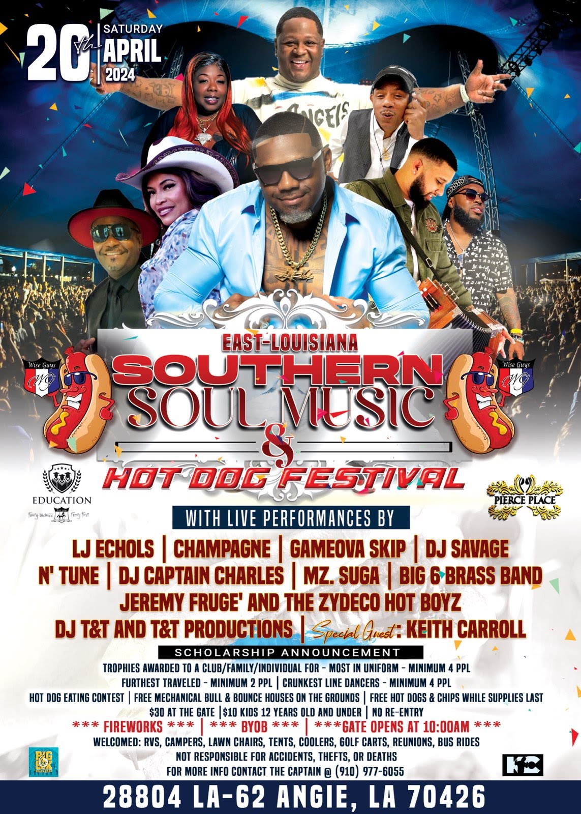 2024 East Louisiana Southern Soul Music & Hot Dog Festival