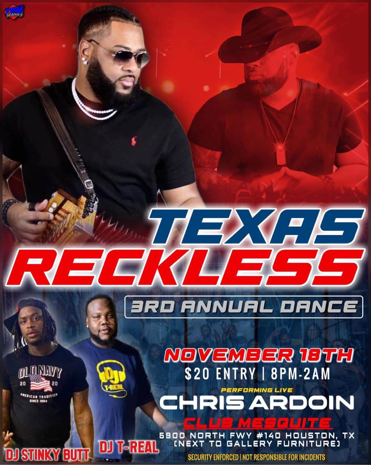 Texas Reckless 3rd Annual Dance- Zydeco Events