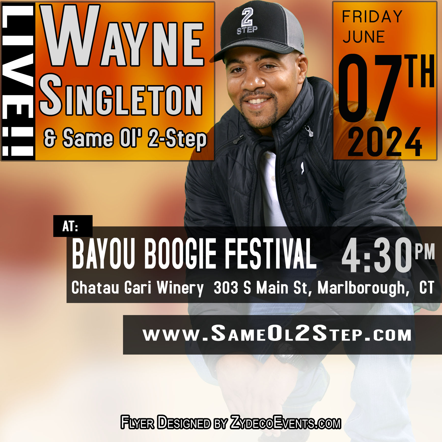 Wayne Singleton & Same Ol 2 Step - LIVE @ 2024 Bayou Boogie Festival