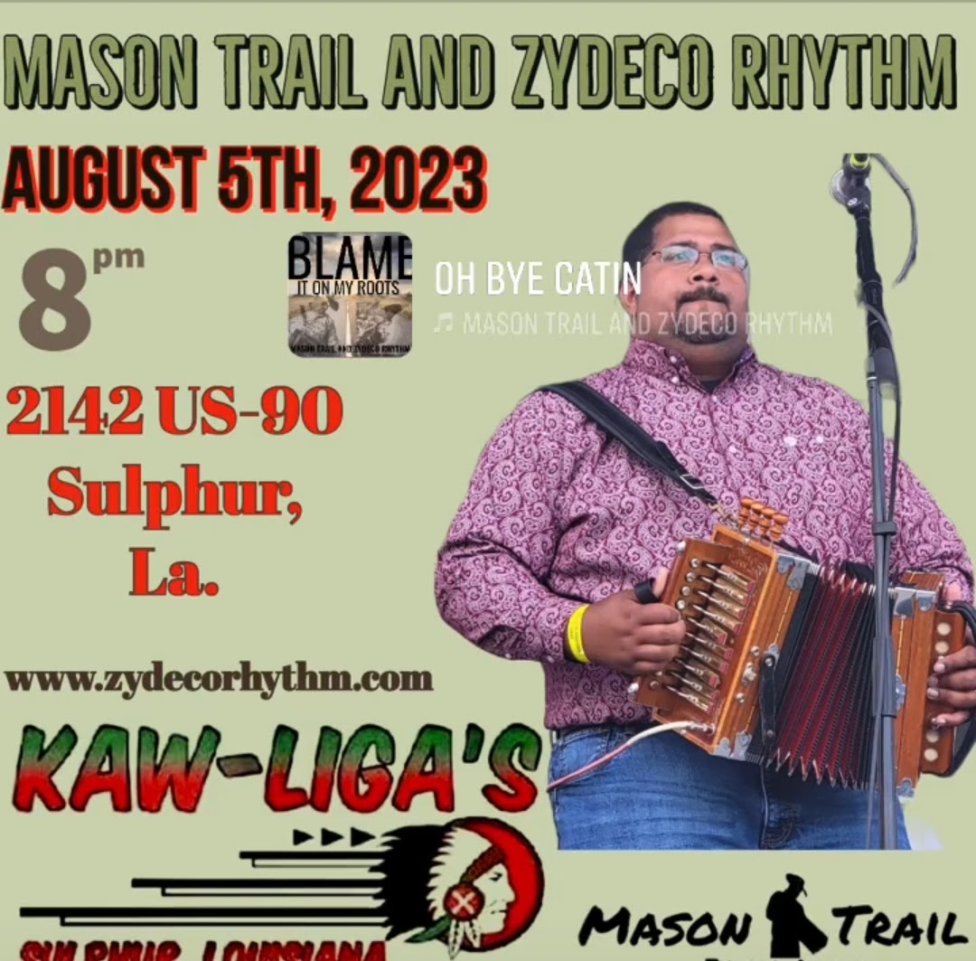 Mason Trail & Zydeco Rhythm - LIVE @ Kaw-Liga's
