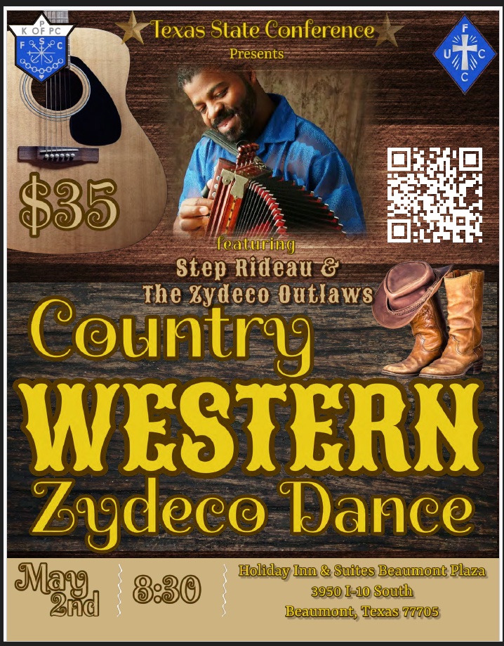 2025 Knight of Peter Claver & Ladies Auxillary Presents: Country Western Zydeco Dance