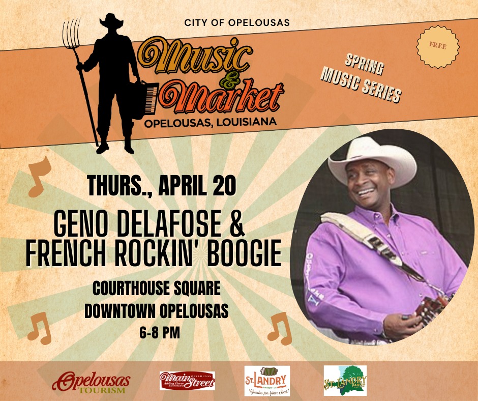 2023 Opelousas Spring Music and Market Series Zydeco Events