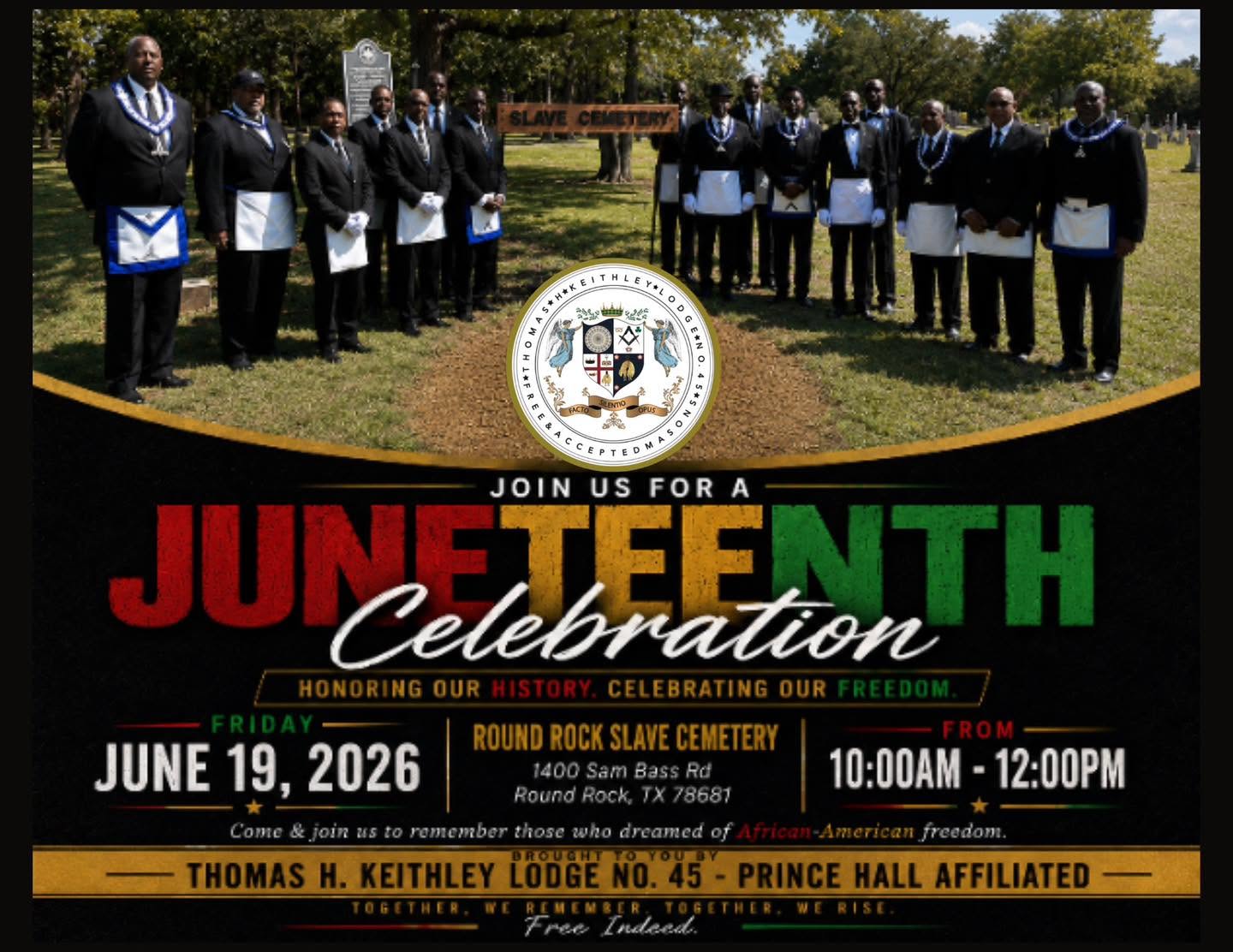 City of Round Rock 2026 Juneteenth Celebration