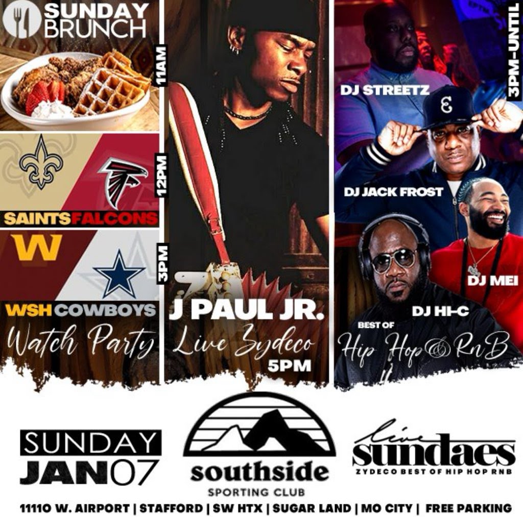J Paul Jr & the Zydeco Nubreeds - LIVE @ Southside Sporting Club